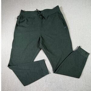 VRST Men Large Green Athletic  Jogger Pants Stretch Performance Casual Fit